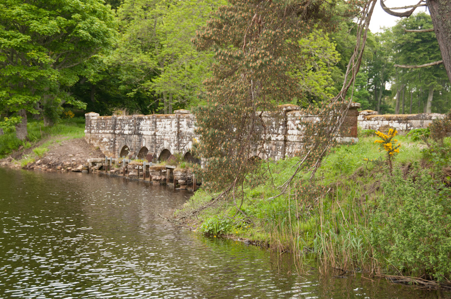 Bridge spanning Outfall of Lake Ospisdale, Skibo Castle